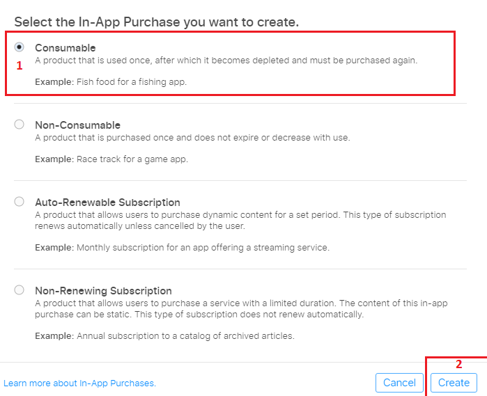 How to add apple in-app purchase?