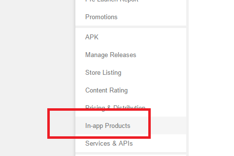 How to add Google in-app purchase