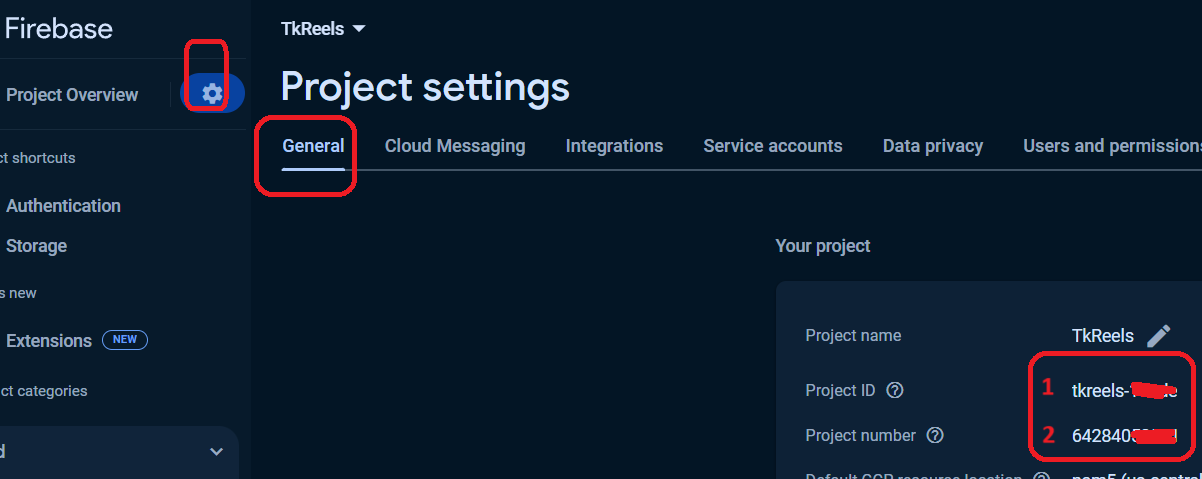 How to setup Firebase Cloud Messaging API (V1) project?