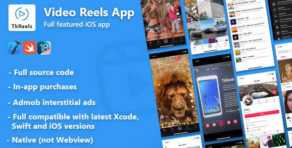 TkReels - Video Reels App - 1