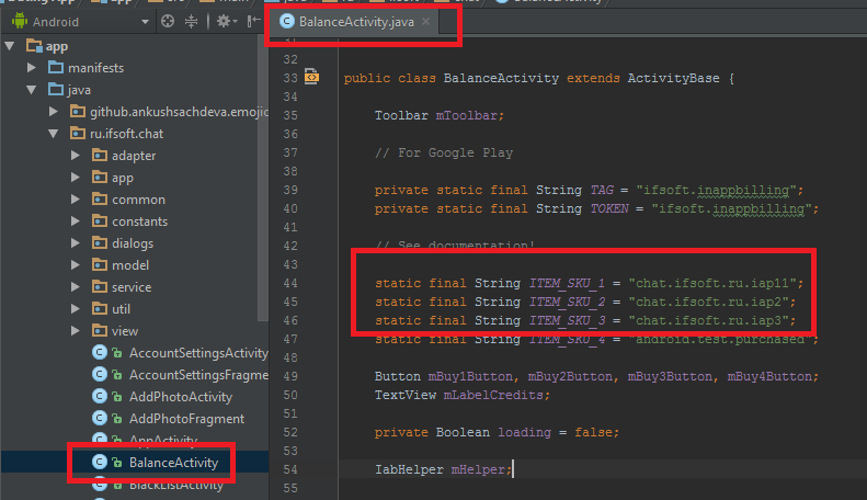How to add Google in-app purchase