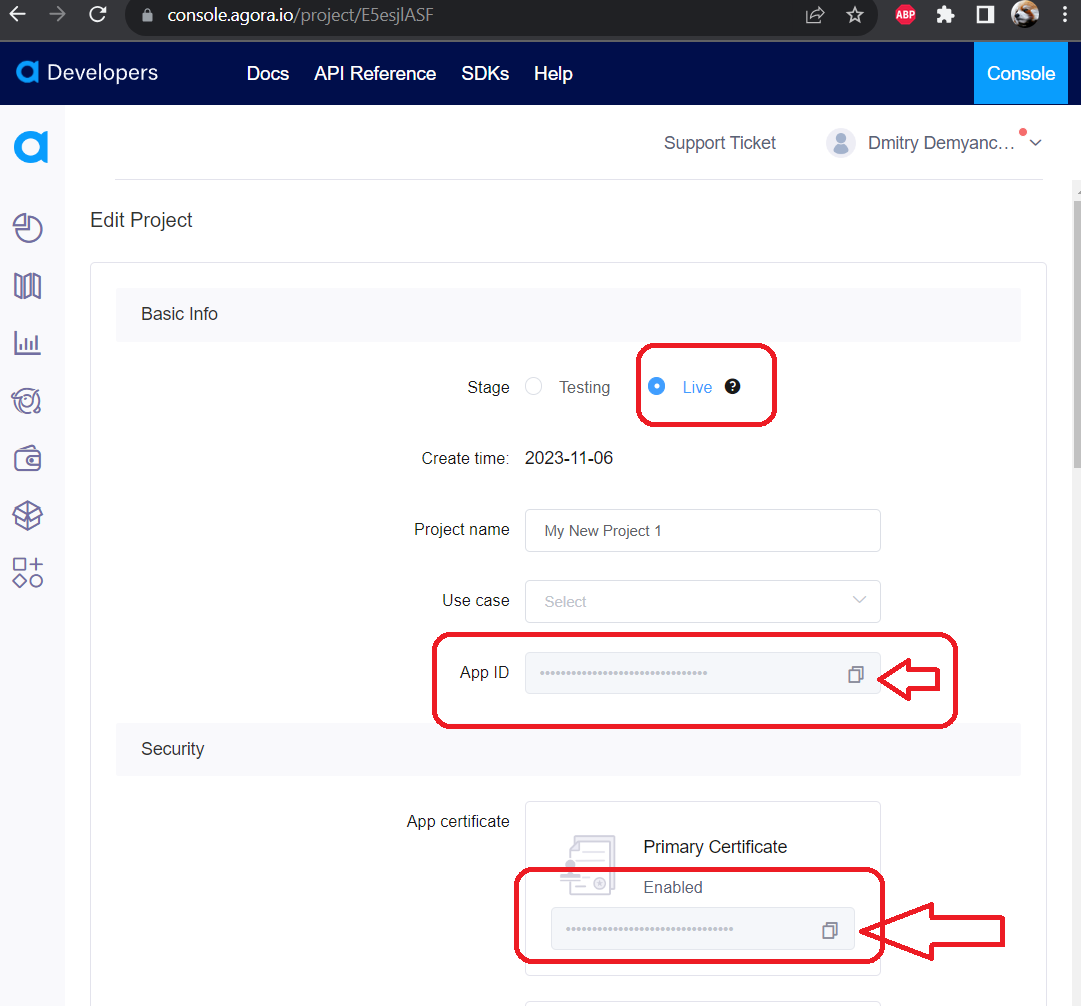 how to get agora app_id and app_certificate