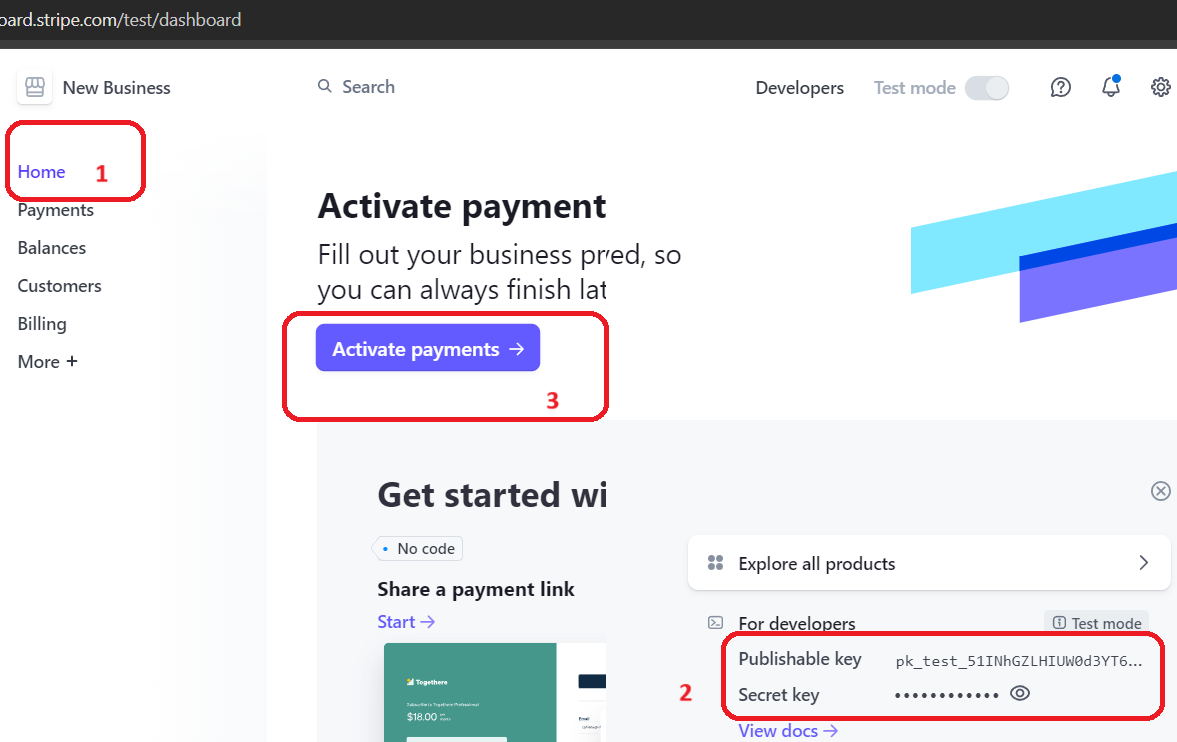 How to setup Stripe?
